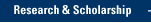 Research & Scholarship