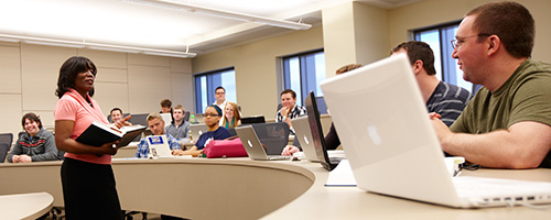 Students in class